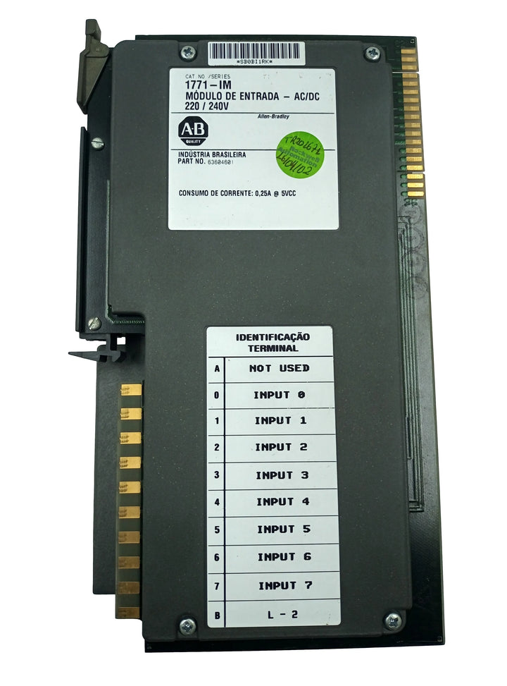 Módulo de Entrada Allen-Bradley 1771-IM 220-240v AC/DC - Cabo Eletro