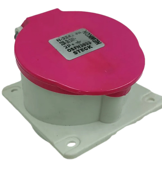 Tomada de Embutir Steck N-3242 32A-2H/24v 2p+t - Cabo Eletro