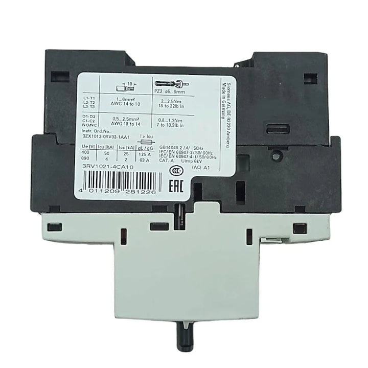 Disjuntor Motor Siemens 3RV1021-4CA10 17-22A - Cabo Eletro