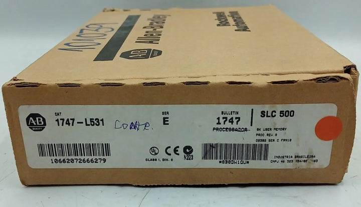 Módulo Processador Allen-Bradley 1747-L531 E - Cabo Eletro