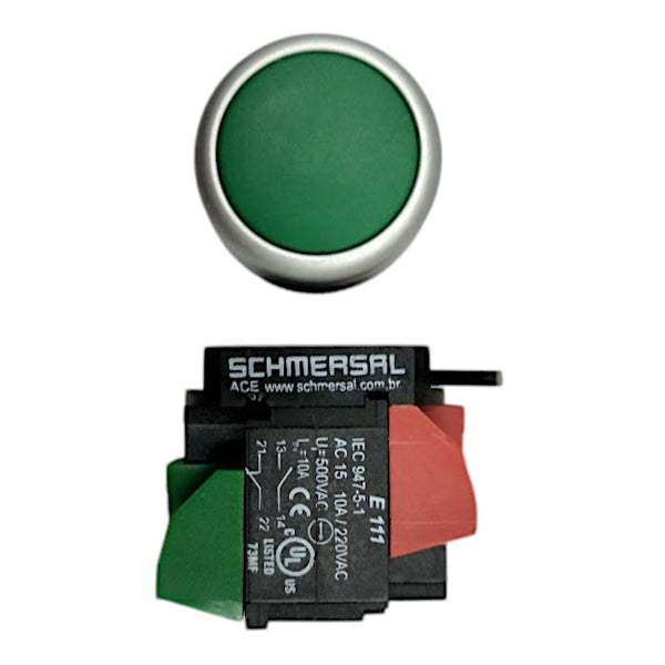 Botoeira Schmersal E11 AC15 10A 220v 1NA+1NF - Cabo Eletro