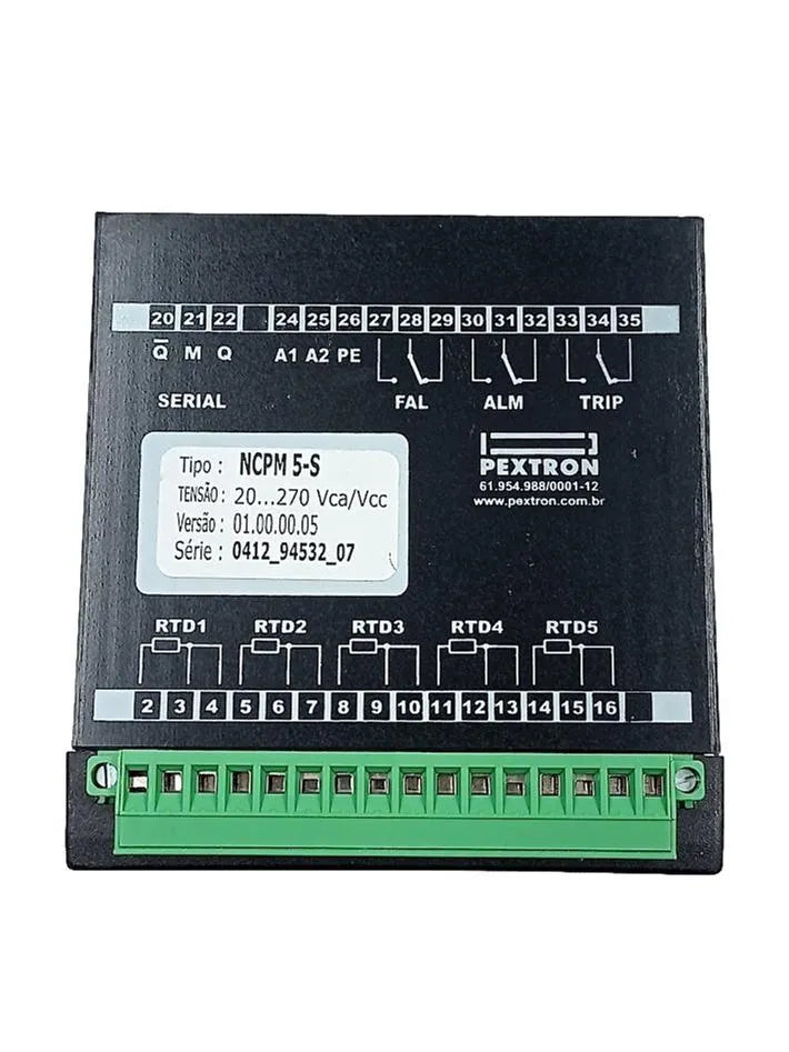 Relé de Proteção Termica Pextron NCPM 5-S 20/270 VCA/VCC - Cabo Eletro