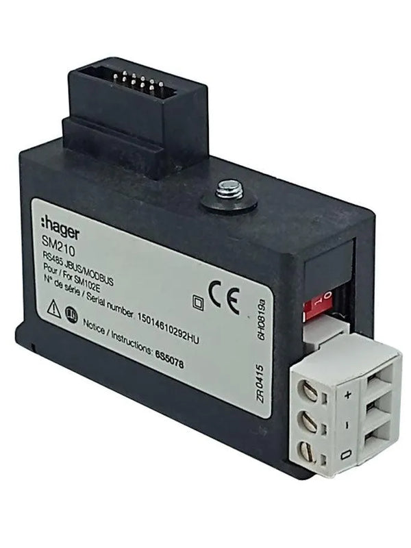 Módulo Hager SM210 RS485 JBUS/MODBUS - Cabo Eletro