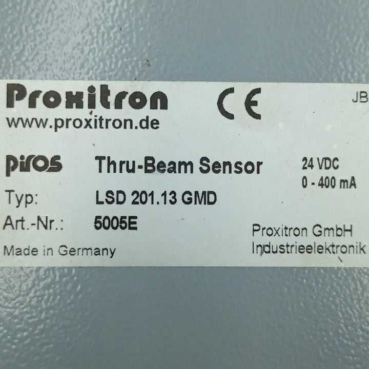 Sensor de Proximidade Proxitron LSD 201.13GDM 24VDC 0-400 mA - Cabo Eletro