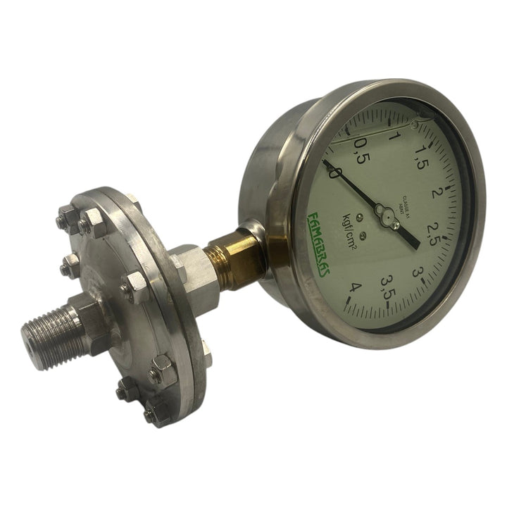 Manômetro Famabras DN 115mm 0 a 4kgf/cm² 1/2NPT - Cabo Eletro
