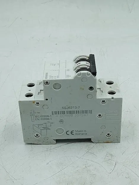 Disjuntor Bipolar Siemens 5SJ6 213-7 400V - Cabo Eletro