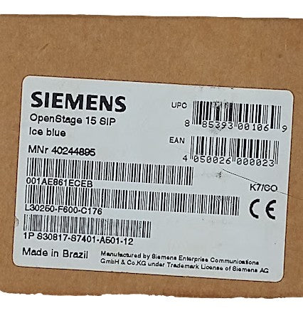Telefone IP OpenStage Siemens L30250 F600 C176 15 SIP - Cabo Eletro