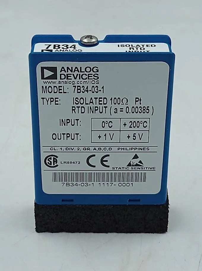 Sensor Interface Entrada RTD Isolada Analog Devices 7B34031 - Cabo Eletro