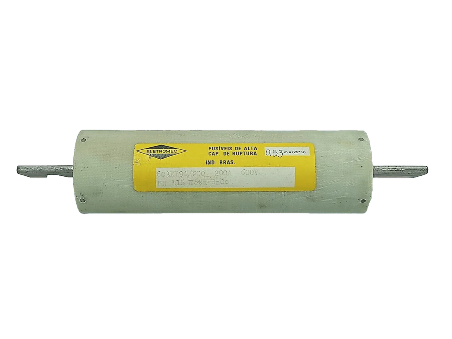 Fusível Retardado Eletromec 6C3KL9A/200 600V 200A - Cabo Eletro