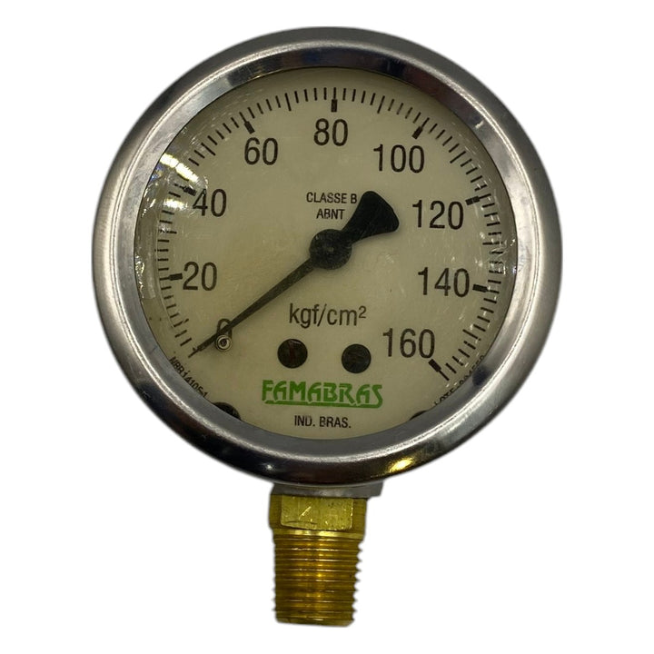 Manômetro Famabras DN 55mm 0 a 160Kgf/cm² 1/4NPT - Cabo Eletro