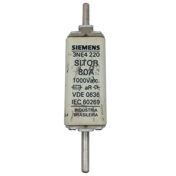 Fusível Ultra Rápido Siemens 3NA4 220 Sitor 80A 1000v