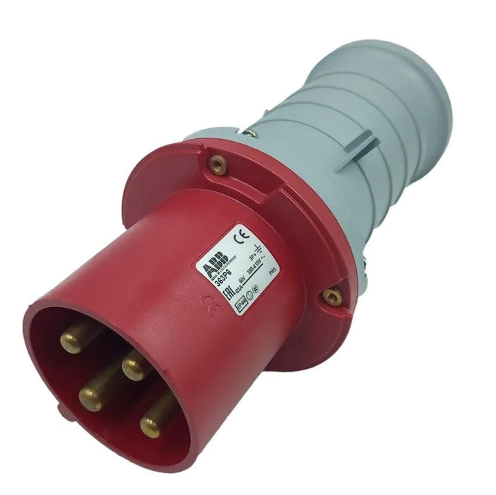 Tomada Industrial ABB 363P6 6H 3P 63A 380-415V IP44 - Cabo Eletro