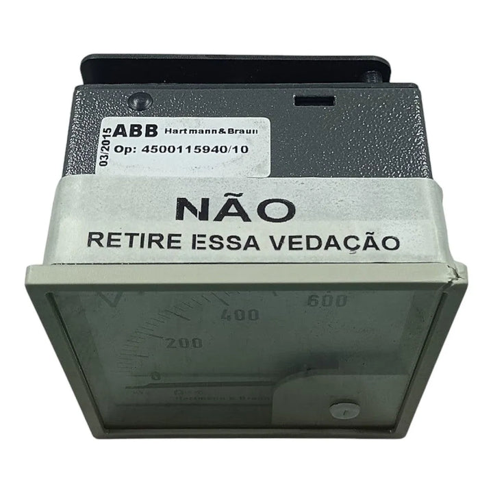 Voltimetro ABB 96x96 0-600 150v - Cabo Eletro