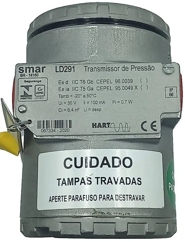 Transmissor de Pressãor Smar LD291 M4 -14,7 A 360 Psi - Cabo Eletro