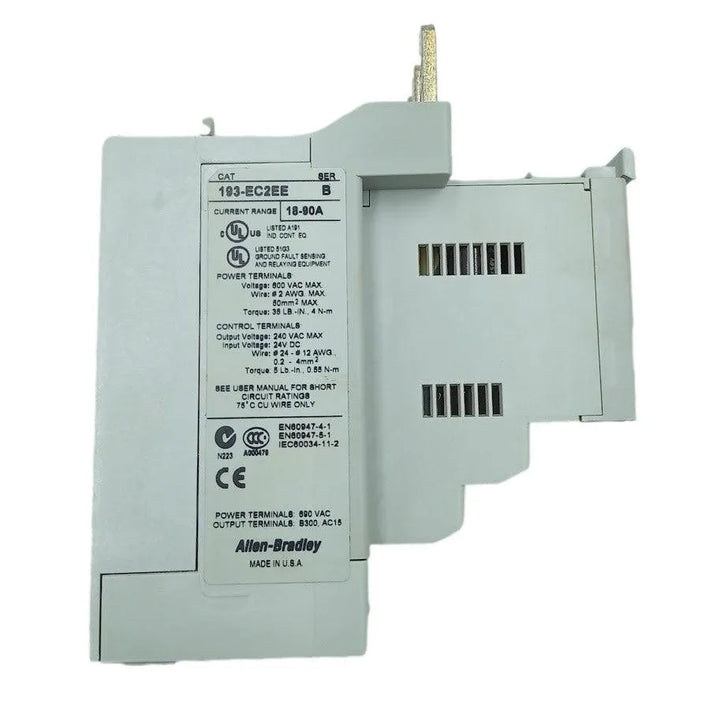 Relé de Sobrecarga Allen Bradley 193-EC2EE Serie B - Cabo Eletro