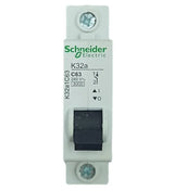 Disjuntor Monopolar Schneider K32A1C63 C63 240V 3kA - Cabo Eletro