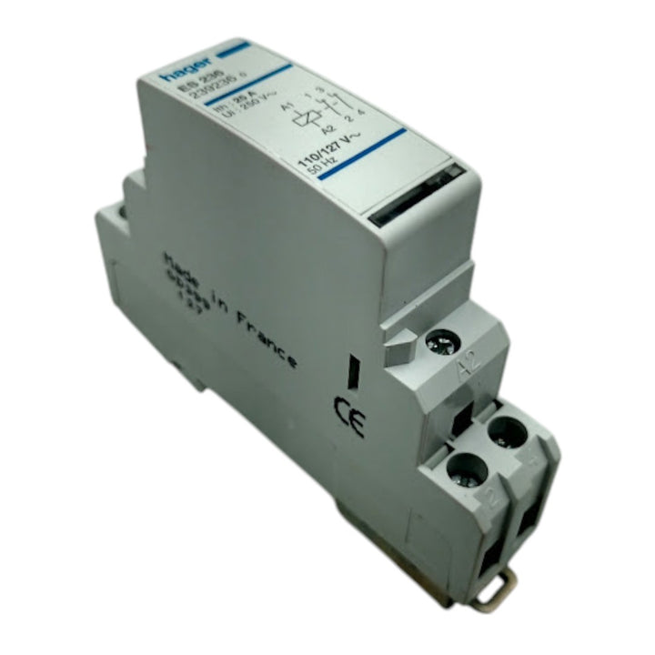 Contator Hager ES236 25A 250v 110/127v - Cabo Eletro