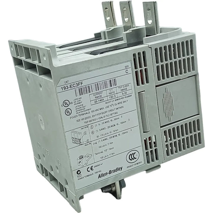 Relé de Sobrecarga Allen-Bradley 193-EC3FF C 28-140A - Cabo Eletro