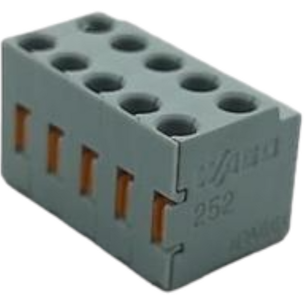 Conector PCI Wago 252 Kit com 10 Peças - Cabo Eletro