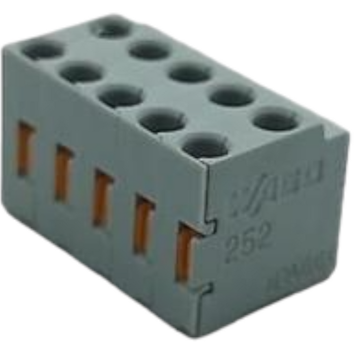 Conector PCI Wago 252 Kit com 10 Peças - Cabo Eletro