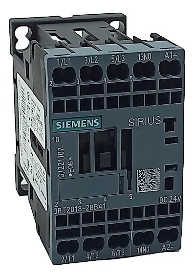 Contator Tripolar Siemens 3RT2018 2BB21 - Cabo Eletro