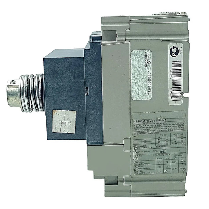 Disjuntor Caixa Moldada Merlin Gerin NS160H 750V 8KV 150A - Cabo Eletro