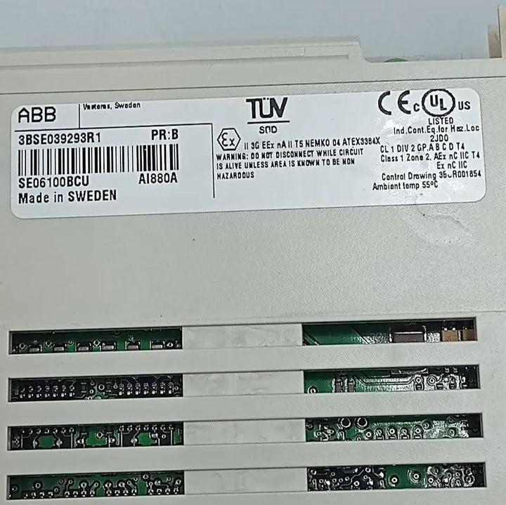 Módulo de Entrada Analógico ABB 3BSE039293R1 AI880A B - Cabo Eletro