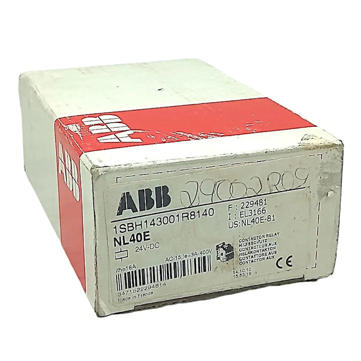 Contator ABB 1SBH143001R8140 16A 24VDC - Cabo Eletro