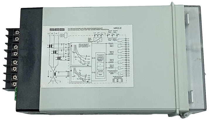 Relé de Proteção WoodWard SEG MRI3I5R5DM 5A 16-360v 50/60Hz - Cabo Eletro