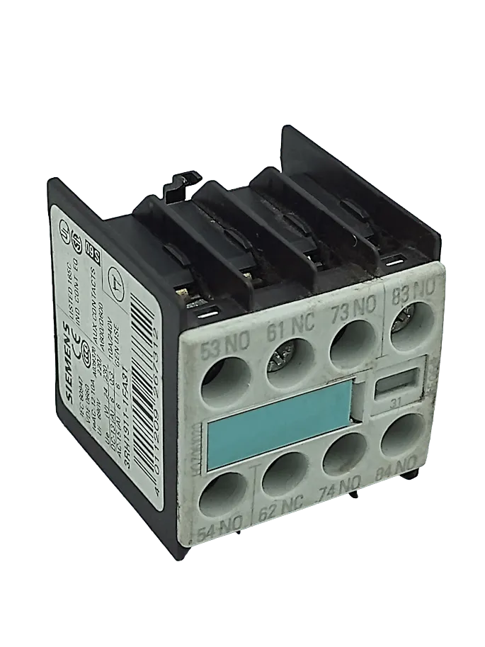 Bloco de Contato Siemens 3RH1911-1GA22 240V 10A (USADO) - Cabo Eletro