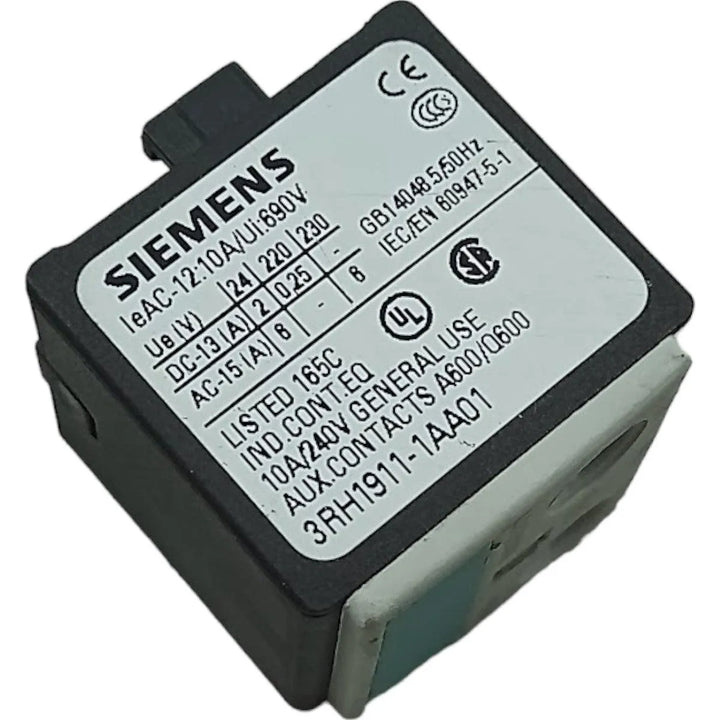 Bloco de Contato Auxiliar Siemens 3RH1911-1AA01 1NF - Cabo Eletro