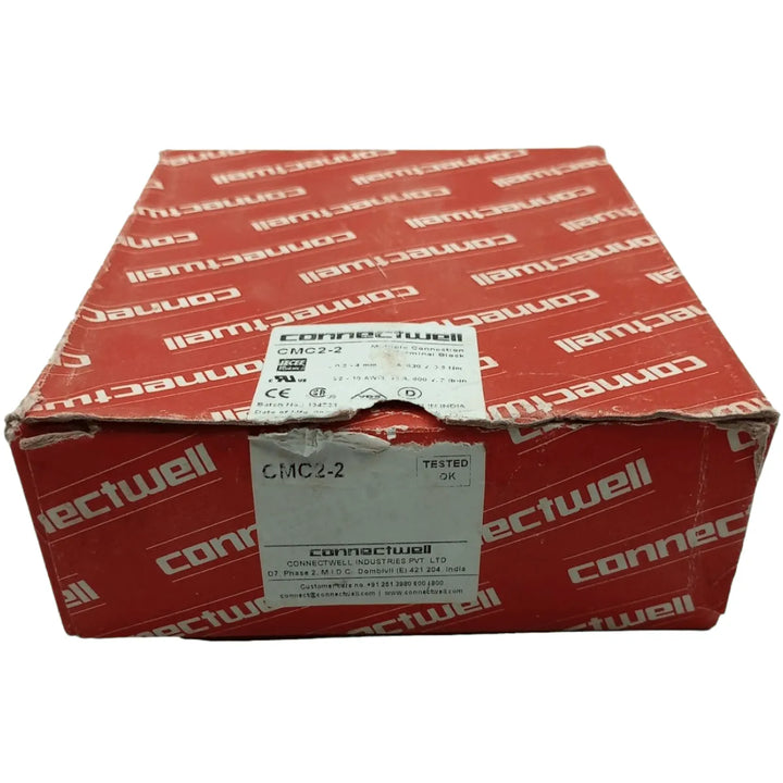 Borne de Conexão Connectwell CMC2-2 32A 690v 4mm² Kit 25 Pçs - Cabo Eletro