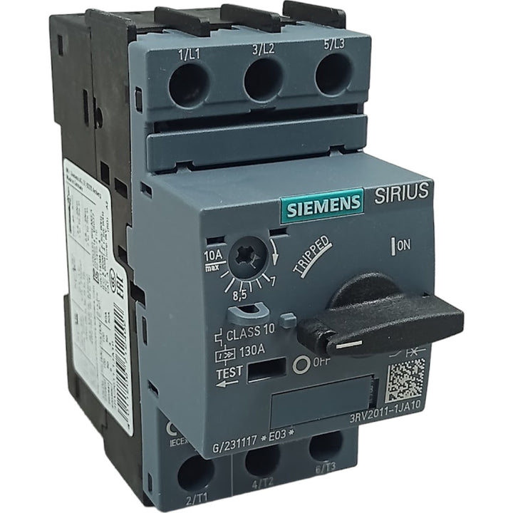 Disjuntor Motor Siemens 3RV2011-1JA10 7-10A - Cabo Eletro