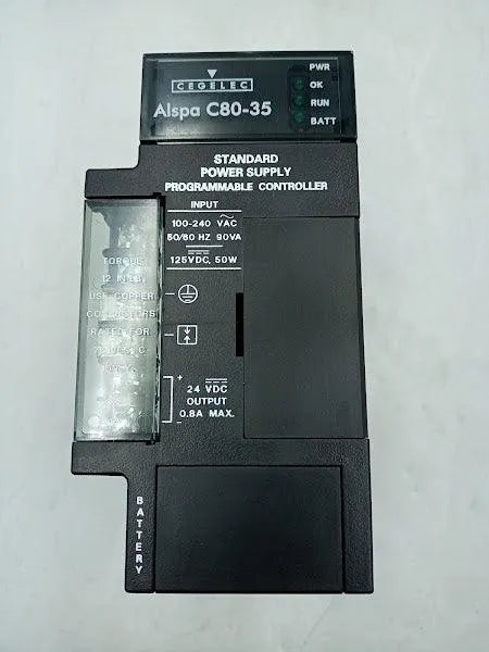 Fonte De Alimentacão Cegelec Ic693pwr324s Alspa C80-35 Novo! - Cabo Eletro