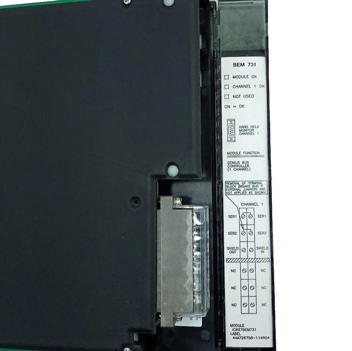 Módulo GE Fanuc Genius Bus Controller 1 Channel IC697BEM731Z - Cabo Eletro