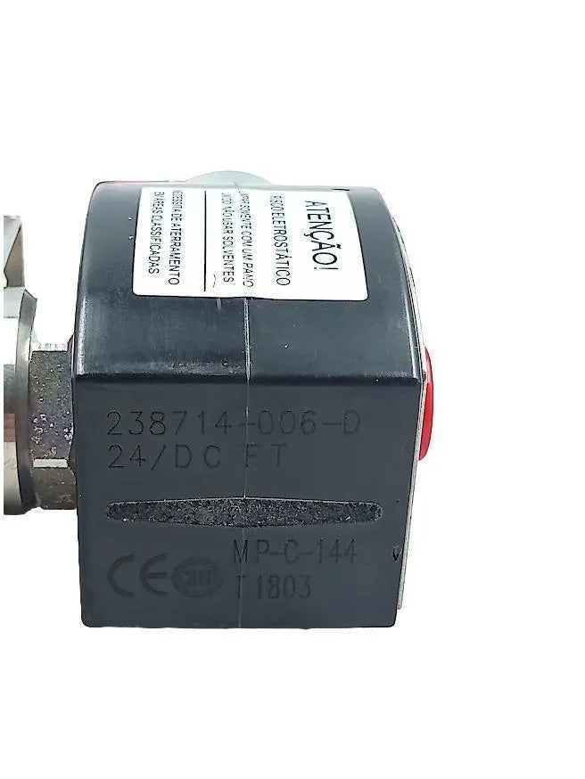 Válvula Solenoide Asco EF8320G227 24vDC 1/8 11,6W - Cabo Eletro