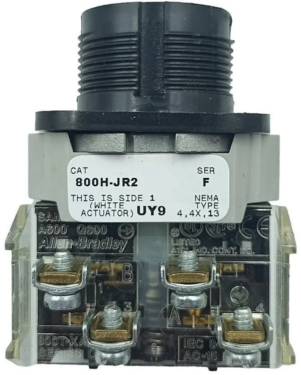 Chave Seletora Allen Bradley 800H-JR2A F 3P 30mm - Cabo Eletro