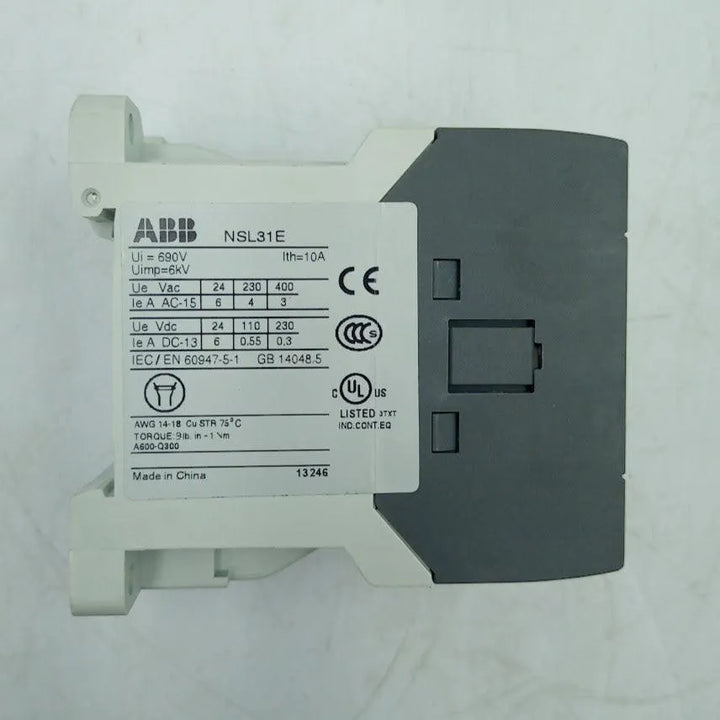 Mini Contator ABB NSL31E-81 10A 690v 6kv 24vdc - Cabo Eletro