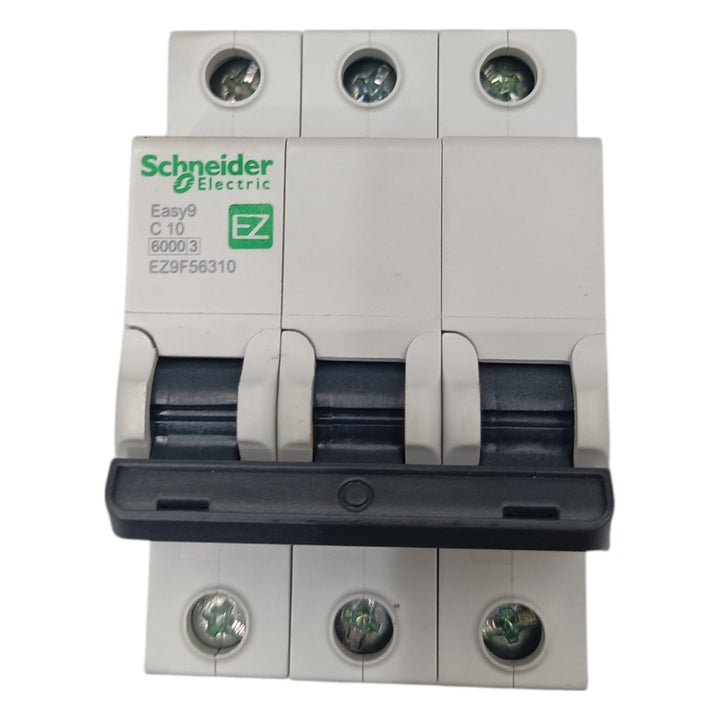 Disjuntor Tripolar Schneider Easy9 C 10 EZ9F56310 10A - Cabo Eletro