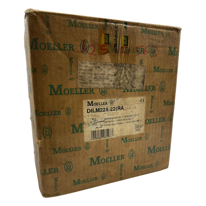 Contator Tripolar Moeller DIL M225 48-110V 40-60Hz - Cabo Eletro
