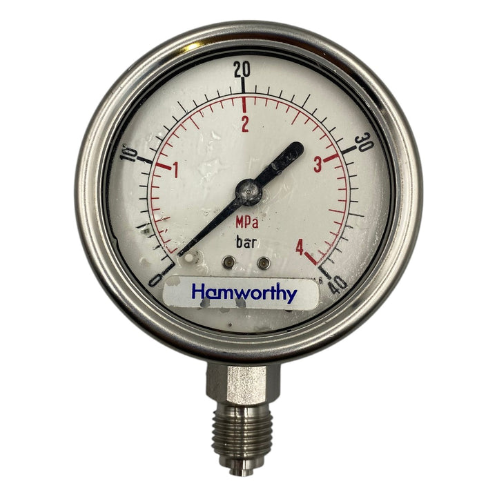 Manômetro HAMWORTHY DN 62mm 0 a 40mPa x 0 a 40Bar 1/4NPT - Cabo Eletro