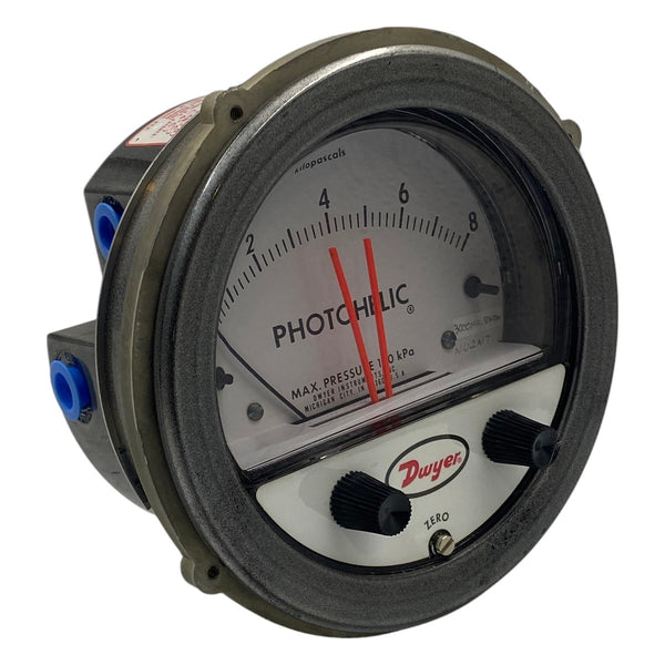 Medidor pressão diferencial DWYER PHOTOHELIC 3000MR 8kpa 24v - Cabo Eletro