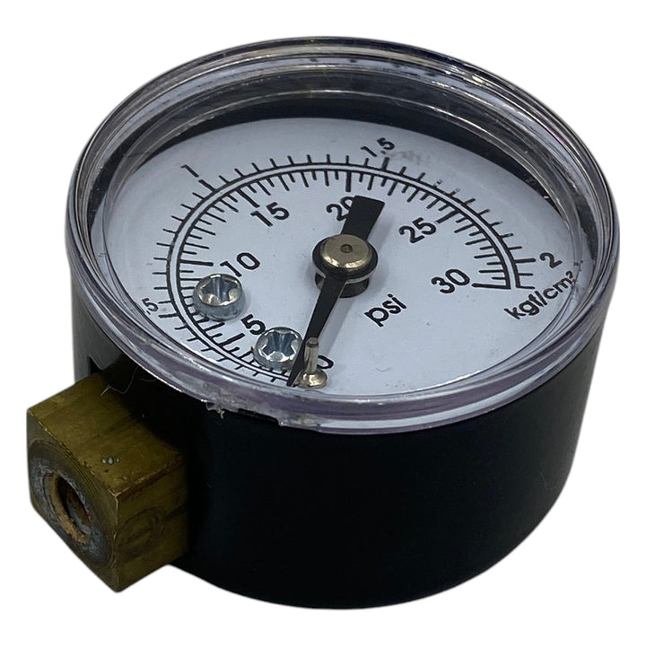 Manômetro DN 40mm 0 a 30Psi x 0 a 2kgf/cm² - Cabo Eletro