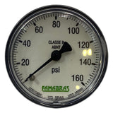 Manômetro Famabras DN 40mm 0 a 160Psi 1/8NPT - Cabo Eletro