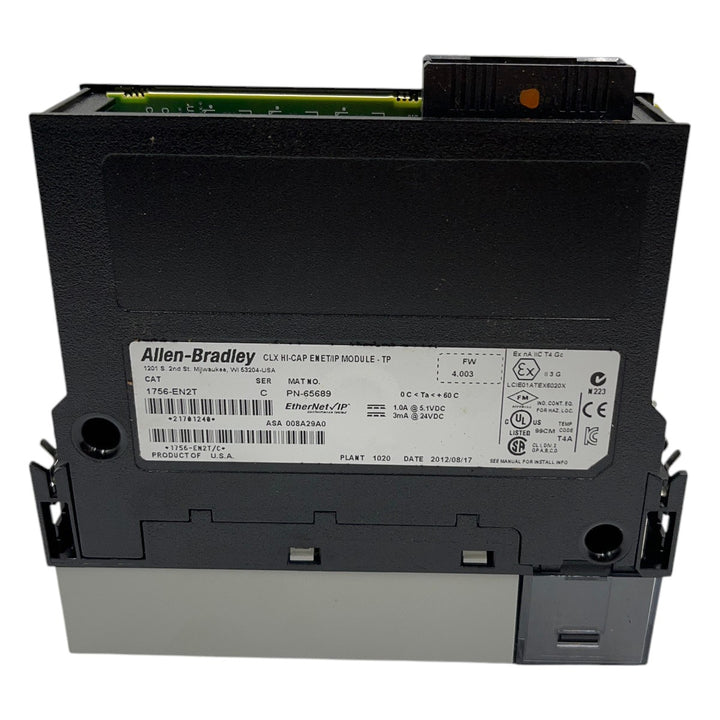 Módulo Ethernet Controllogix Allen-Bradley 1756-EN2T C - Cabo Eletro