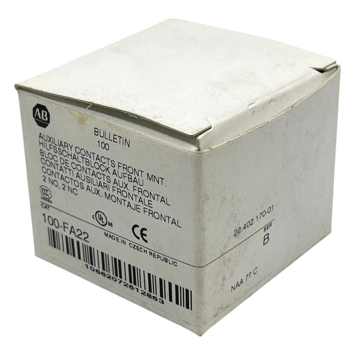 Bloco De Contato Auxiliar Allen-Bradley 100-FA22 B 690V 10A - Cabo Eletro