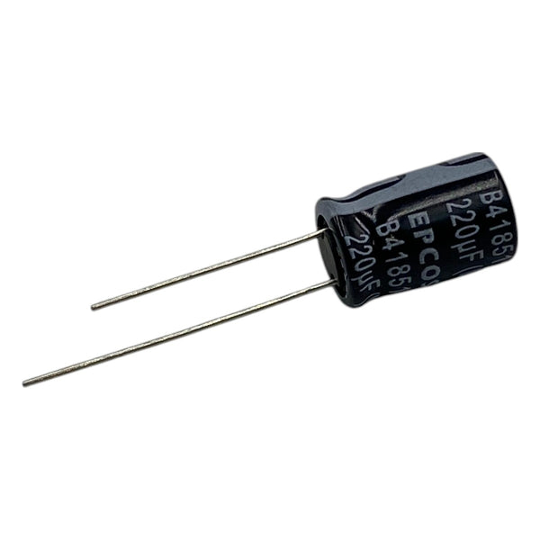 Capacitor Eletrolítico 220uf x 63v Epcos B41851 KIT 100 - Cabo Eletro