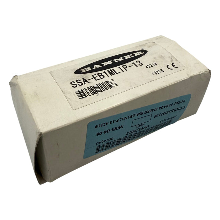 Botão de emergência Banner SSA-EB1ML1P-13 44mm 1NA+3NF 24v - Cabo Eletro