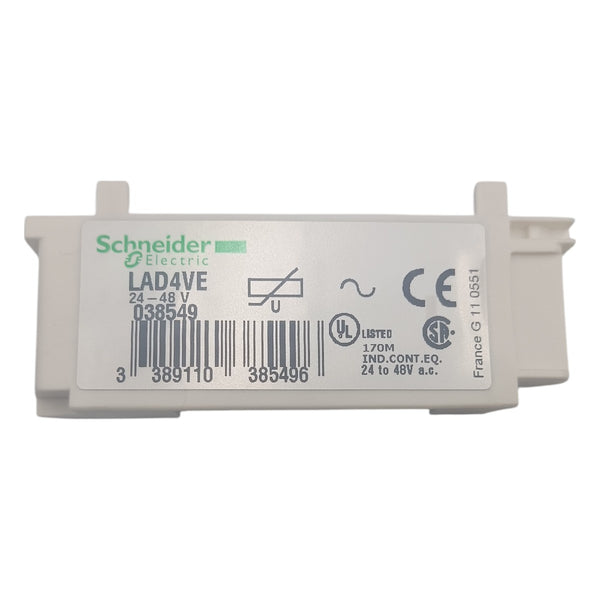 Antiparasita Varistancia Schneider LAD4VE 24-48v - Cabo Eletro