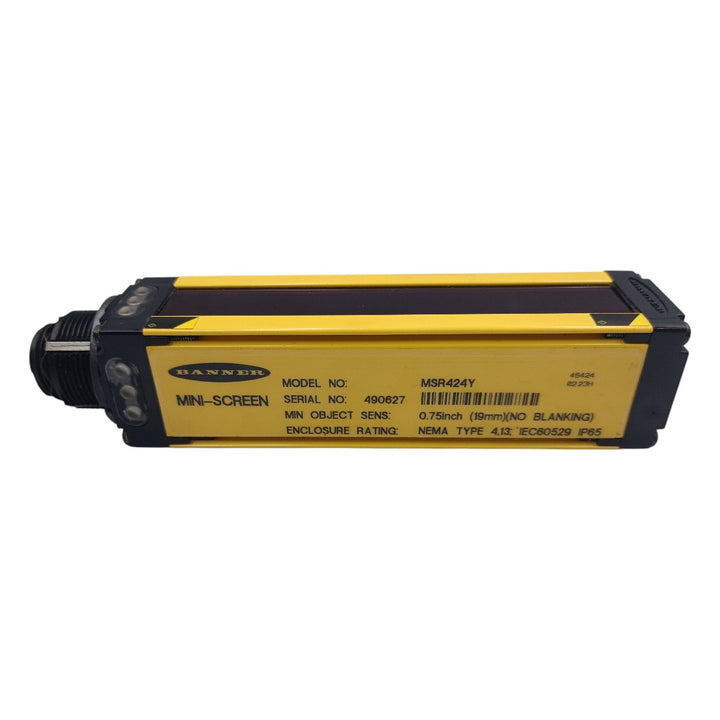 Barreira Óptica Banner MINI-SCREEN MSR424Y - Cabo Eletro
